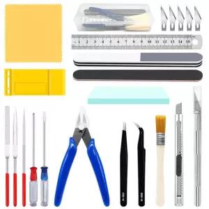 건담용 월툴 23PCS 취미 모델 제작 도구 키트 모델링 수리 수리를 위한 모델러 기본