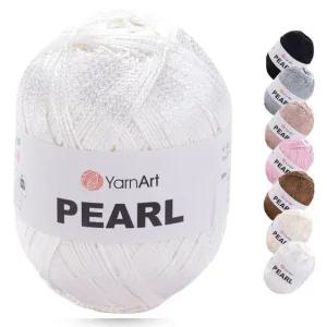 YARNART PEARL 뜨개질 레이스 드레스 블라우스 여름 가디건 90G 17온스 27 106