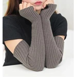 골지 손토시 암워머 진그레이 손등토시 핸드토시