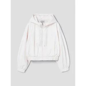 에잇세컨즈 스트링 후드 코튼 점퍼 아이보리