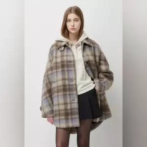 매장정품 SISLEY 시슬리 부 체크 하프 코트 SACT51561 SACT51561JEL 1822078