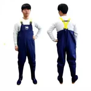 가슴장화 블루 PVC 낚시용 양식장