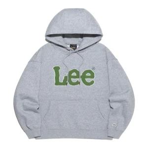 리 부클 트위치 로고 기모 후드 티셔츠 그레이 5327282