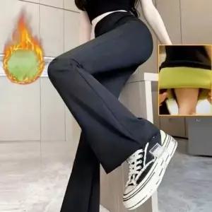 [하프클럽/]부츠컷 여성 겨울 기모 하이웨스트 편안한 캠퍼스룩 타이즈