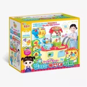 영실업 엉뚱발랄 콩순이 우리 아이 언어 깨치기 카트+계산+쇼핑 놀이 장난감 완구