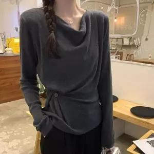 [하프클럽/]코디 루즈핏 대학생 롱 빅사이즈라운드넥 나그랑 티