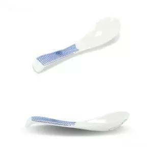 도자기 일식 라멘 짬뽕 우동 스푼 국물 수저 숟가락 14.5cm 5호