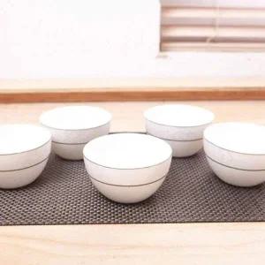 (ABM도매콜) 비발디 본차이나 당초문 공기 5p