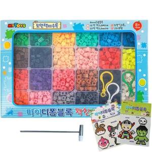 마이토이즈 디폼블록 2900개+케이스+캐릭터 도안집 2종 세트 학습교재 수업교구 어린이 선물