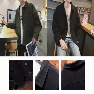 남자 재킷 면 아우터 데일리 외투 자켓