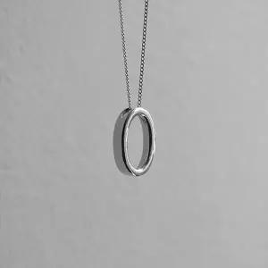 [골드스마일](Silver925) Oval necklace