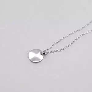 [골드스마일](Silver925) Flow coin necklace