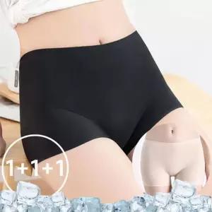 [로즈엘리]3장세트 심리스 부드러운 스판 사각팬티 빅사이즈팬티 3color