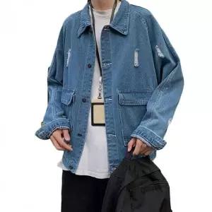 청자켓 남성 데님 아우터 데일리 재킷
