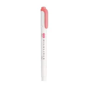 제브라 마일드라이너 양면형광펜 MCOP 코랄핑크 (1개입)