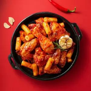 마니커에프앤지 바사삭 매콤 치킨 떡볶이 550g x 2봉