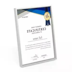 탁상용 상장액자 A4 실버 스냅 결혼식 자격증 자격증 진열 가족사진 사업자등록증 결혼식