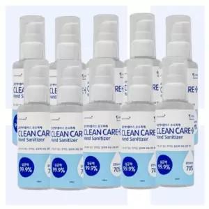 휴대용 100ml 10개 소독겔 손 클린케어플러스