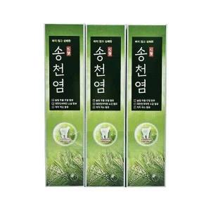 메디안 짜지않고 상쾌한 송천염 치약 120g 3입