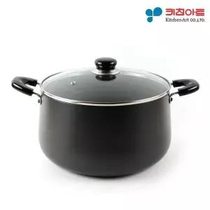 swK 28cm 국냄비 쥬노 경질냄비 찌개 블랙 키친아트 곰솥