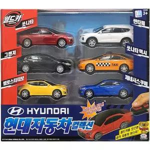 미미월드 월드카 현대자동차 컬렉션 세트 레이싱게임 자동차 피규어 모형차 파워키 레이싱카