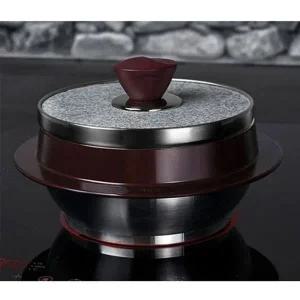 swK 냄비 키친아트 가마솥 뚝배기 15cm 3인 돌솥