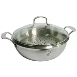swK 찜솥 ELO 채반 찜냄비 스텐 찜통 28cm 1단 찜기 찜판 다용도찜솥