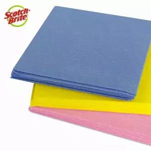 3M 베이직 부직포 칼라행주(10매입) 주방 세차 업소용