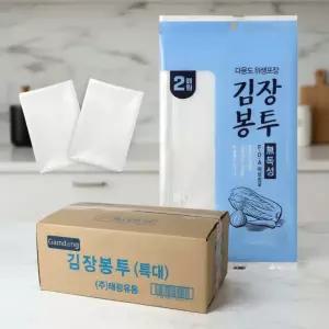 튼튼한 국산 투명 비닐 김장봉투 특대형 100매 대용량 포장
