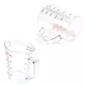 225ml 500ml 칼라눈금 투명 PC 계량컵 1p