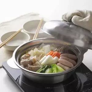 일본산 전골 냄비 찜기 세트 24cm