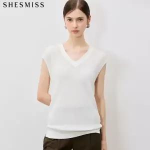[쉬즈미스(SHESMISS)] 스르르 고급스러운 브이넥 니트 베스트 (택가격: 118000원)