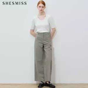 [쉬즈미스(SHESMISS)] 차르르 루즈핏 백 밴딩 팬츠 (택가격: 178000원)