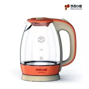 무선 라팔 1.7L 커피포트 키친아트E17GF 투명 데이지