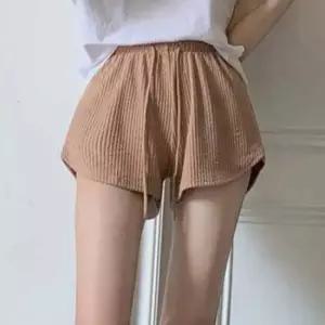 셀럽하우스 편한 A라인 숏팬츠 리브드 쿨링 쇼츠 밴딩 팬츠