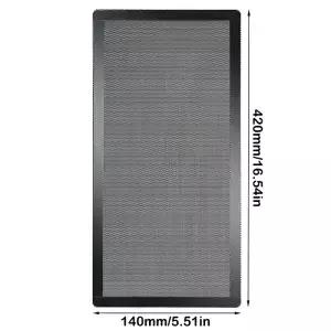 새로운 PVC 먼지 필터 커버 블랙 마그네틱 프레임 PC 쿨러 120mm/140mm 방진망 컴퓨터 팬