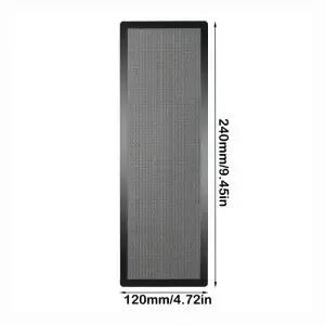 새로운 PVC 먼지 필터 커버 마그네틱 프레임 120mm/140mm PC 쿨러 블랙 방진망 컴퓨터 팬