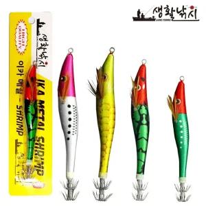 생활낚시 한치 이카메탈 60g 80g 100g 두족류