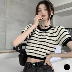 [하프클럽/]크롭 대학생 오버핏 기본핏 신상 터틀넥 여성니트 티