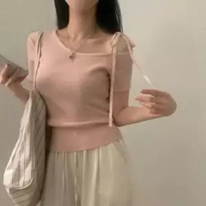 [하프클럽/]기본핏 여자니트티 캐쥬얼 롱 대학생 티 터틀넥 니트