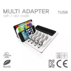 멀티충전기 SICRON USB 7포트 멀티 충전기 ENC-68