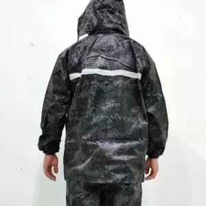 등산우의 비옷 예비군 CAMO 상하 투피스 남성우비 XL