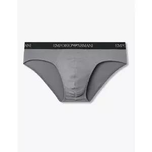 매장정품 EMPORIO ARMANI UNDERWEAR 엠포리오 아르마니 언더웨어 남성 배색 로고 밴딩 브리프 (08M6111307)