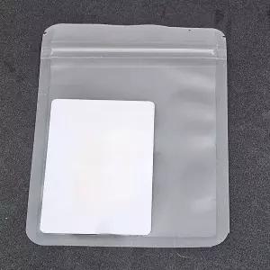 PVC 반투명 다회용 투명 중형 지퍼백 10장 소분봉투 지퍼백미니