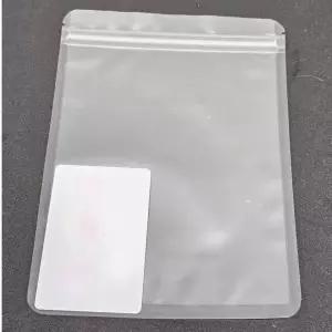 PVC 반투명 다회용 투명 대형 지퍼백 10장 소분봉투 지퍼백미니