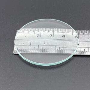 평면 볼록 유리 렌즈 초점 거리 300mm 직경 50mm DIY 프로젝터 망원경용 확대