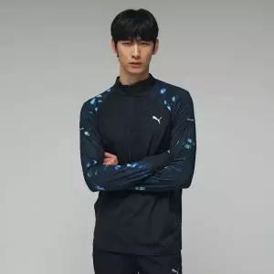 매장정품 PUMA 푸마 M 러닝 하프집업 티 Running Half-Zip Tee (52950001) 52950001 1864635