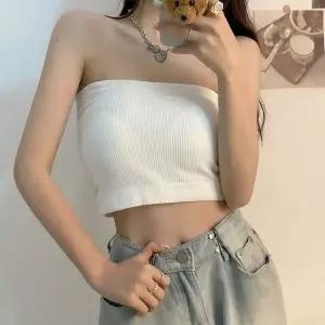 나시 크롭탑 탈부착 끈 여름 심플 민소매