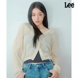 LEE 우먼 후드 긴팔 티셔츠 베이지 (LE2602LT61BE)