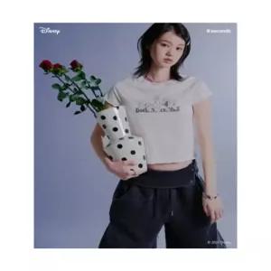 에잇세컨즈 8SECONDS 달마시안 슬림핏 그래픽 티셔츠 - 화이트
